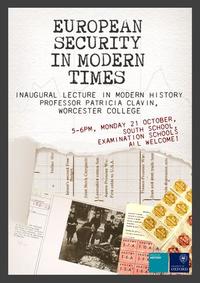 european security in modern times poster